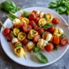 Tortellini-Spieße Tomate Mozzarella